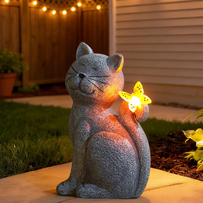 Statues d'extérieur pour chat Solar Solar