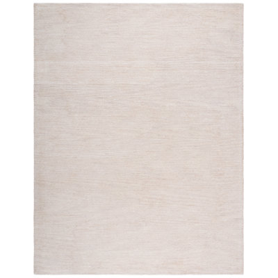 Keltin Ebony Hand Tufted Wool Cotton Rug in Beige/Ivory