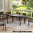 94.5"L Aluminum Extendable Patio Dining Table