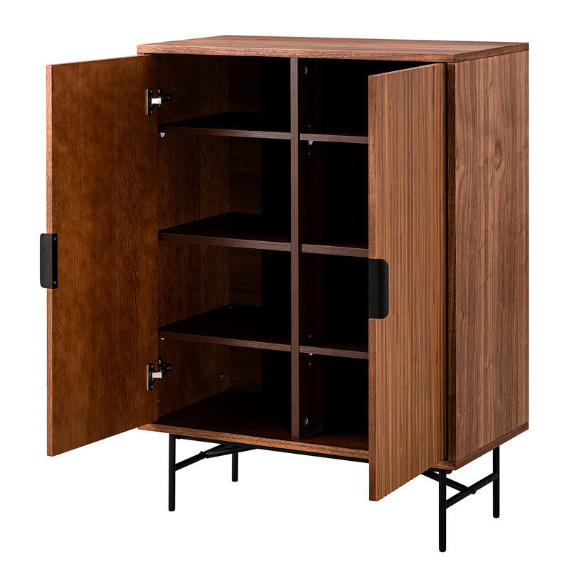 KNIVS Chest 2 doors, walnut