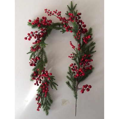 8'' in. Faux Berry Garland