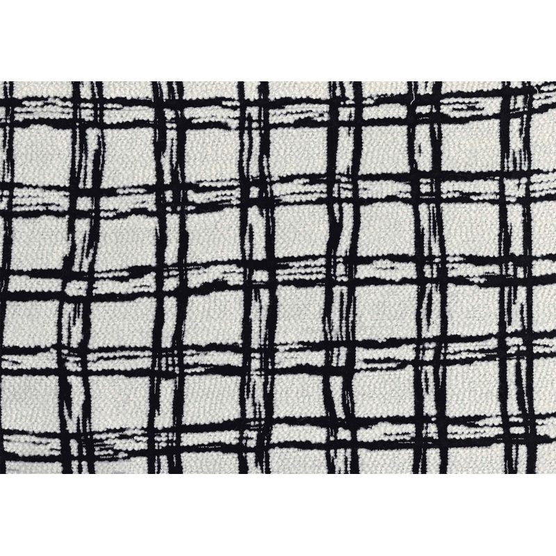 Repose-pieds rembourré en tissu moderne à motif de poufs carrés, antidérapant pour une assise polyvalente et confortable