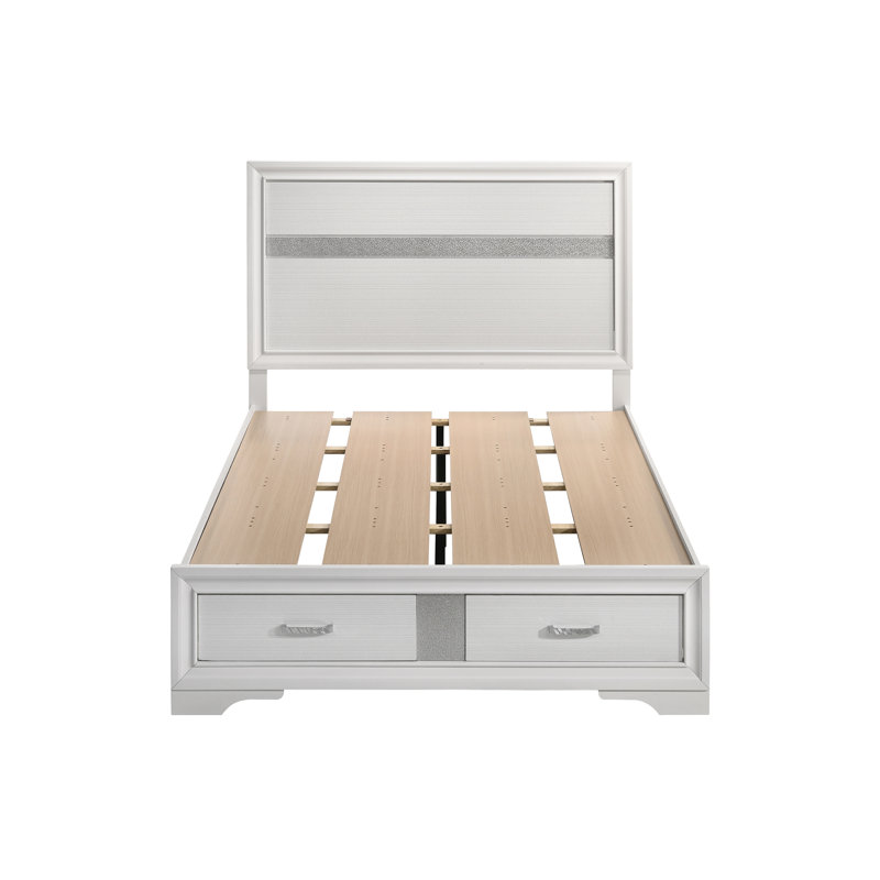Abel Kids with Drawers, White, Full
