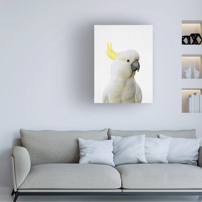 «Peekaboo Cockatoo On Canvas» par Lola Peacock, reproduction
