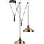 2 - Light French Gold Bowl Pendant-63754109
