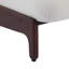 Ensemble de 2 chaises d'appoint modernes avec structure en bois de noyer massif et coussin blanc intégré pour un confort ergonomique et un style sans effort.-422181216-422181219