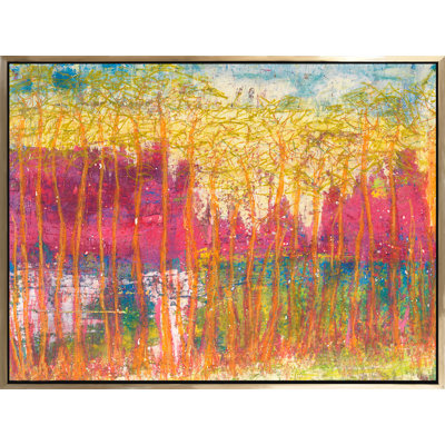 Summer Light Through The Trees Painting