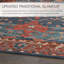 Corla Oriental Handmade Tufted Wool Red/Blue Area Rug-1288021709