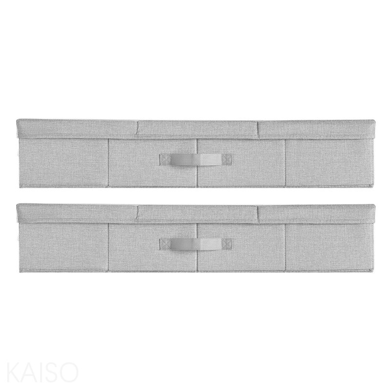Under Bed Storage 48l Foldable Underbed Box For Household Organization 2 Pack