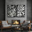 Art mural encadré abstrait rétro antique classique pour chambre à coucher-2111583993-2111583994