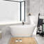 67'' x 29.5'' Freestanding Soaking Acrylic Bathtub