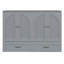 Élégant lit gris avec tiroirs spacieux et fonction - Élégante chambre à coucher offrant de nombreuses options de mise à niveau. Maximise la surface de la pièce. Permet de ranger différents articles. Design chic. Option de charge. Simple-725553939-725553936