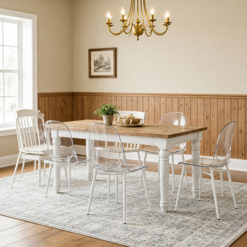 dining chair,set of 4,metal leg,plastic seat