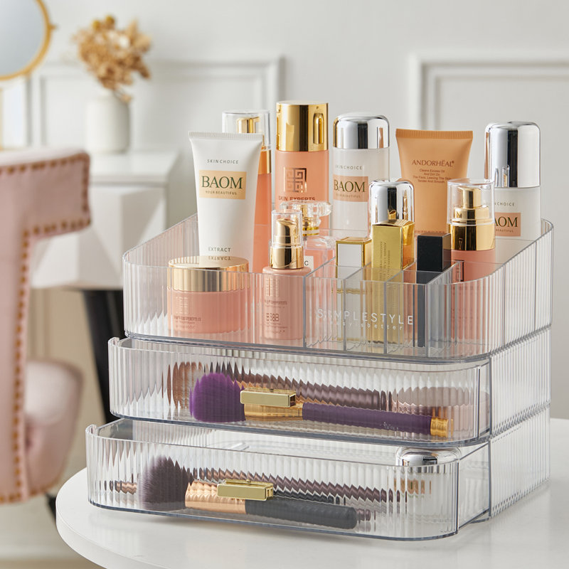 Arencibia Plastic Makeup Organizer