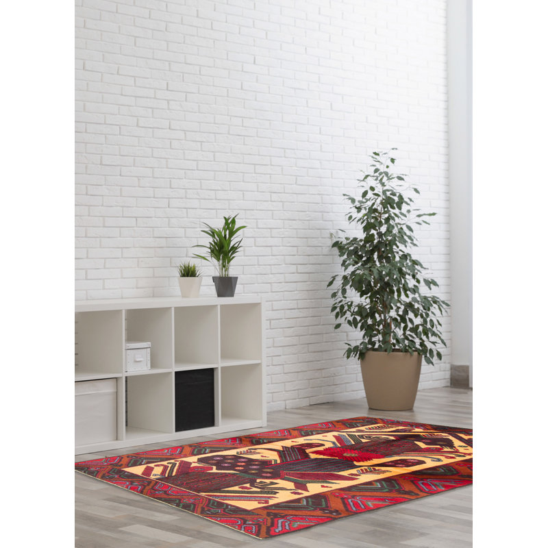 Rizbaft Brown Rug 3'5" x 6'5"