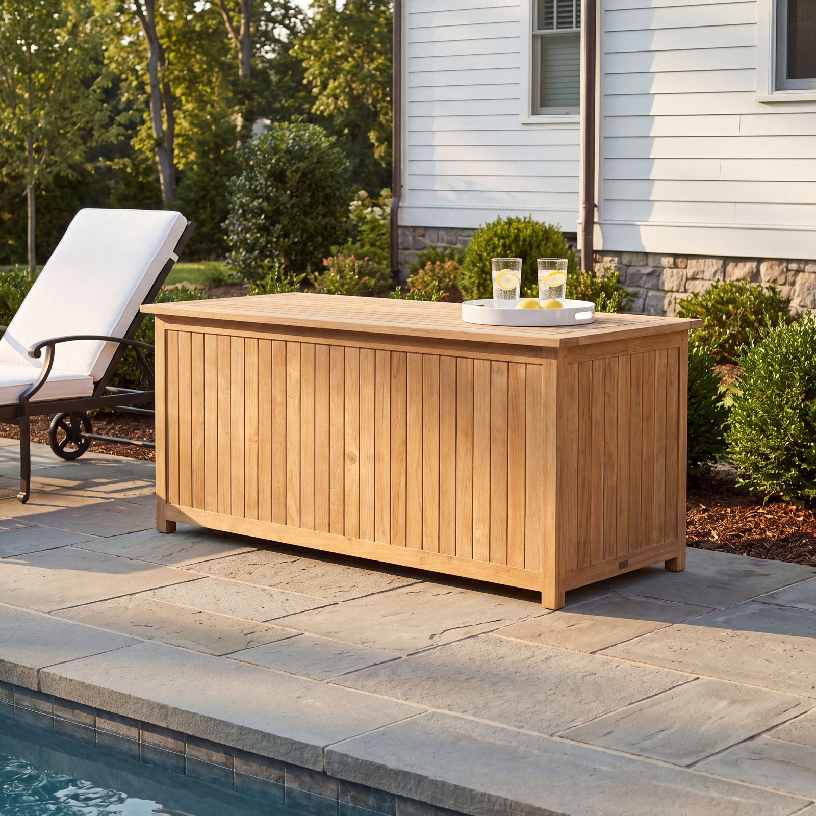 Knightly Teak Deck Box