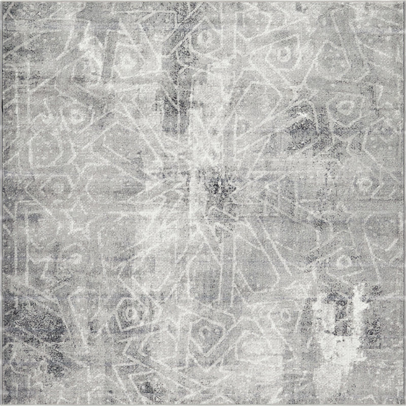 Brandt Geometric Indoor Rug, Square 6'1"
