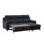 Izola 3 Seater Velvet Sofa Bed-1177284081-1177284095