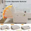Canapé-lit multifonctionnel en forme de L de 101 po avec dossier réglable, ports USB et pochette de rangement, assemblage sans outil, idéal pour le salon, la chambre à coucher, un dortoir-568005453