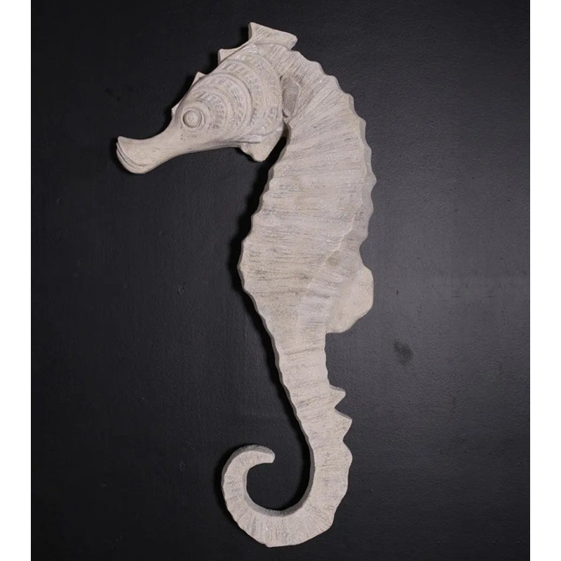 Large Seahorse Set Statues