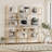 71 Inches Triple 5 Tier Book Shelf, Industrial Large Bookcase With Storage Cabinet Sturdy Metal Frame, Freestanding Display Shelving Unit-1563372528