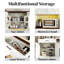 Buffet 71 po Farmry Kitchen Pantry avec armoire, tiroir et support pour micro-ondes