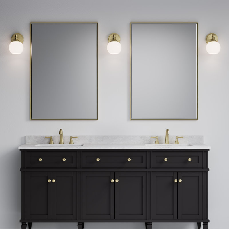 Orlisse 8.5" High 1-Light Wall Sconce, Brass