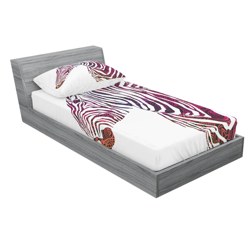 Microfiber Sheet Set, Twin Sheet Set with Fitted Sheet