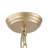 4 - Light Linen Shade Vintage Conical Drum Pendant Light