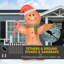Clarksville 8ft Christmas Inflatable Gingerbread Man Lighted Indoor Outdoor Décor