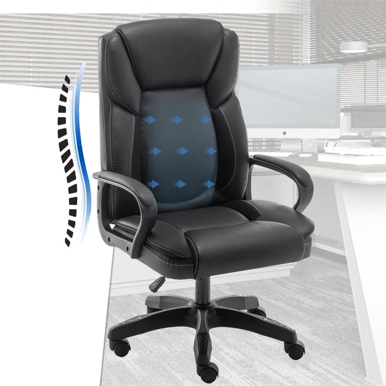 Kourtne Ergonomic Desk Chair Office Chair Home Office Mesh Task Chair with Headrest Inbox Zero