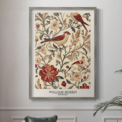 Imprimé encadré en bois massif de la série CCMVI de William Morris III