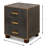 Shagreen 20'' W Solid Wood Nightstand-59407348