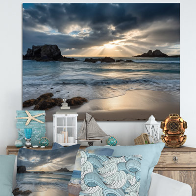 «Beautiful Porthcothan Bay I», reproduction sur toile