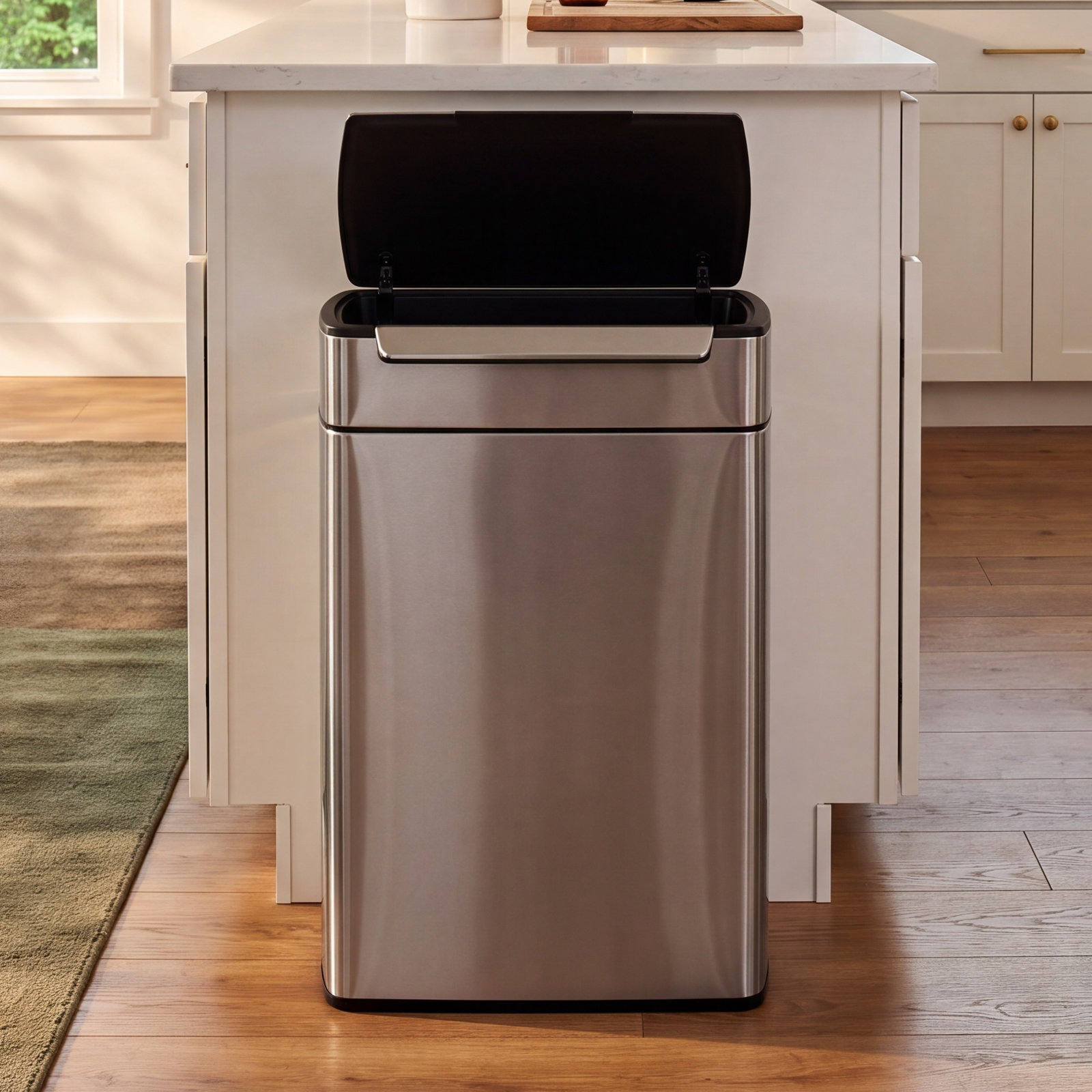 simplehuman 12.7gal Touch-Bar Recycling Can
