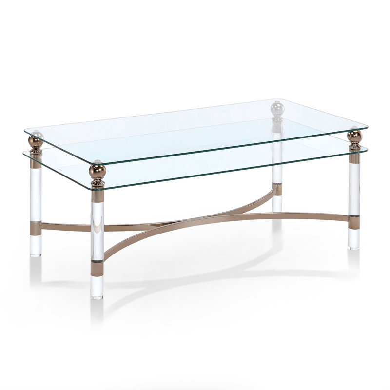 Table basse à 4 pieds avec rangement Kopstal