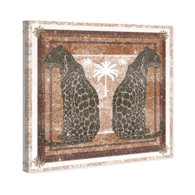 Casablanca Leopardo Print by Oliver Gal, 12"H x 12"W, Canvas Unframed