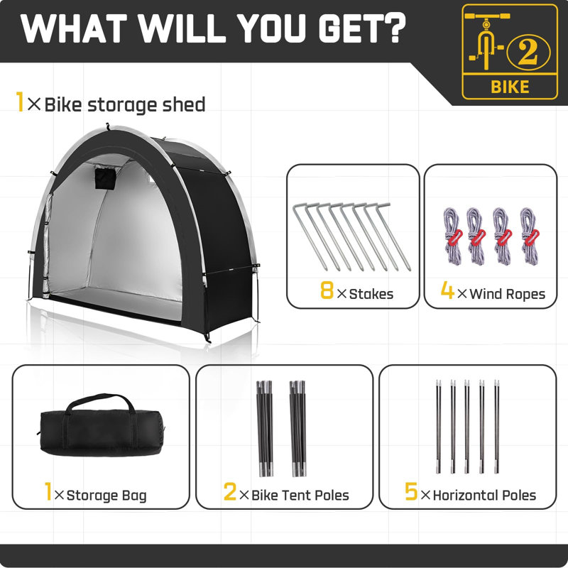 Bike Storage Tent Sheds