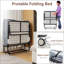 Lit pliable avec matelas et housse de rangement, portable et confortable pour les adultes