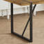 Ensemble de salle à manger 5 pièces avec chaises rembourrées-151268221-151268210