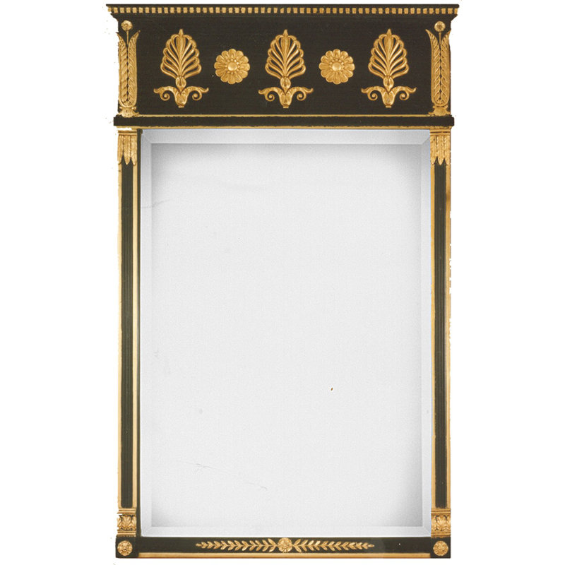 La Maison Flat Beveled Wall Mirror, 56" x 35"