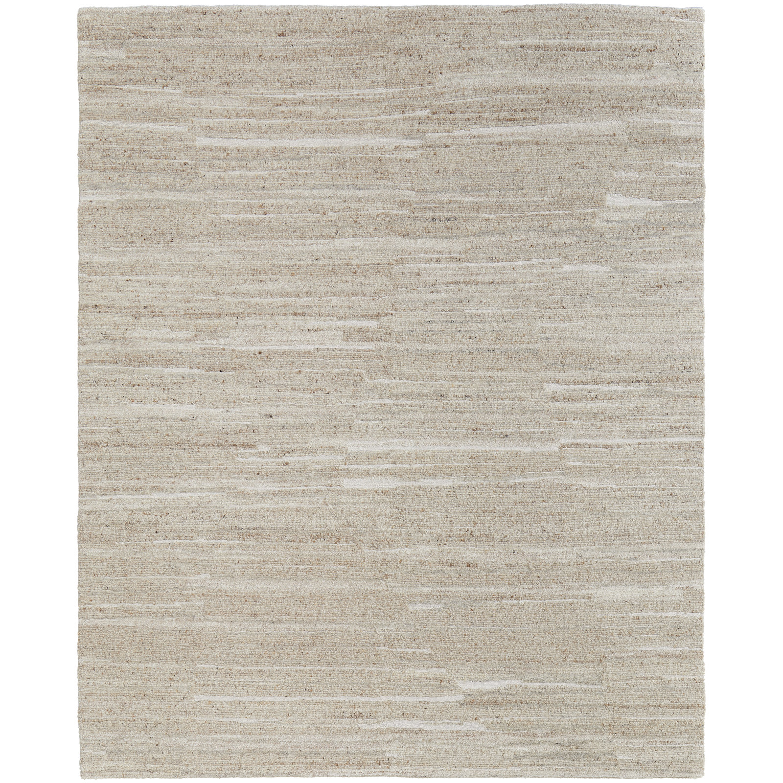 Hand-Woven Wool Rug, Rectangle 9'6" x 13'6"