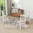 Avenly 5-Piece Round Dining Table Set, Kitchen Table Set with Upholstered Chairs for Small Places-987013590