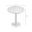 Round Modern Dinning Table 31.5 Inches Bistro Table Tulip Table With Faux Marble Top,Easy Assemble,Sturdy Metal Frame Diameter-1635480167