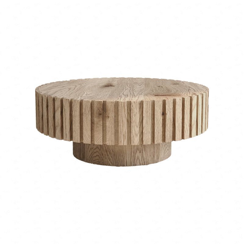 Table basse 31,4 po Modern, Brun
