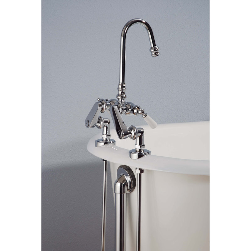 Ensemble d'adaptateur pour baignoire, Nickel poli