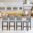 Red Barrel Studio Set Of 2 Nailhead Bar Stools Upholstered Counter Height Stool For Kitchen/dining Room-1792413109-1792413111