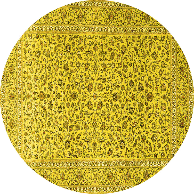 Matther Washable Oriental Indoor Rug, Round 3'