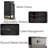70'' Fluted TV Stand with Charging Station , Entertainment Center For Tvs Up To 80", Tall TV Stand with Metal Legs Design for Living Room, Bedroom-1427559355