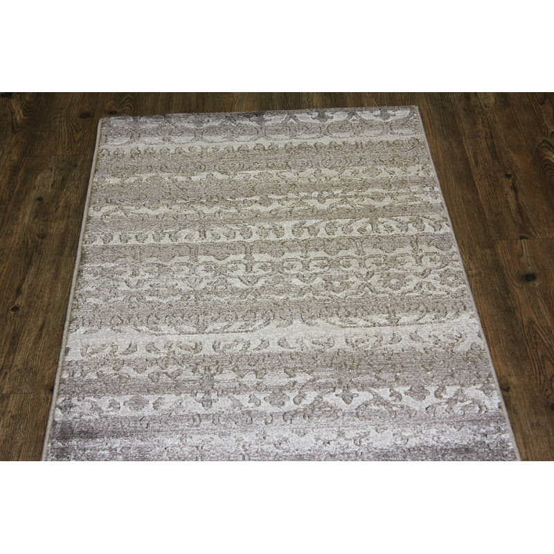 Tapis intérieur/extérieur bleu Straka, Rectangle 3 pi x 5 pi
